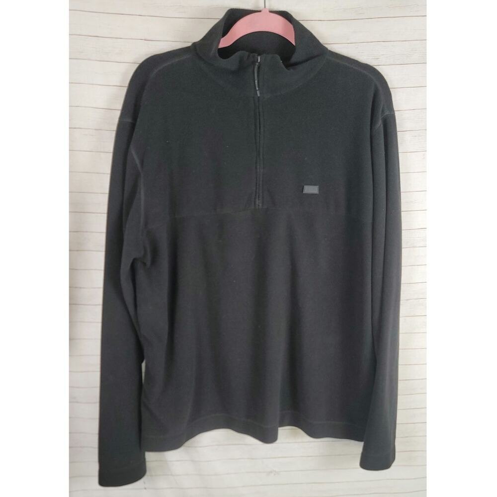 Rains Addis Fleece Half Zip in Black, sz XL